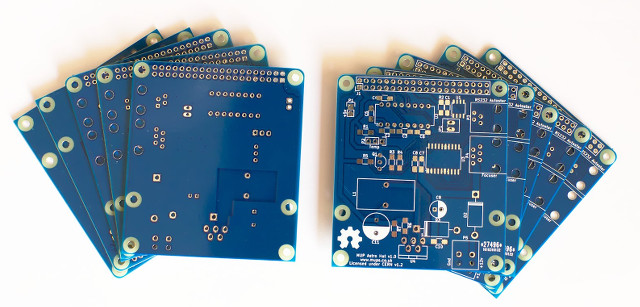 Newly arrived MUP Astro Hat PCBs