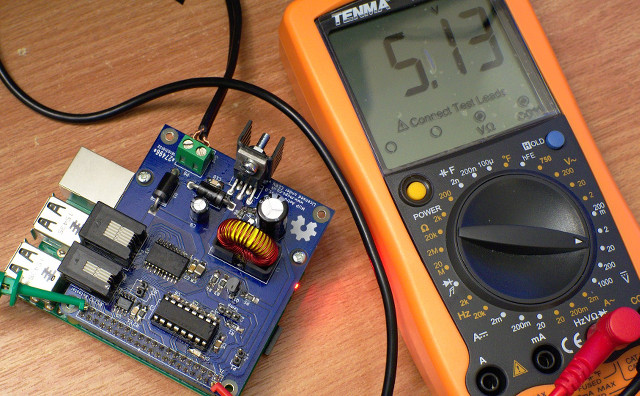 Pi running off the hat's switch mode power supply