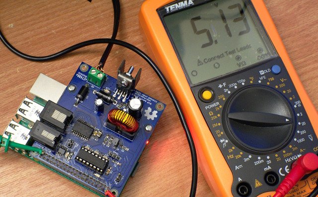 Pi running off the hat&rsquo;s switch mode power supply