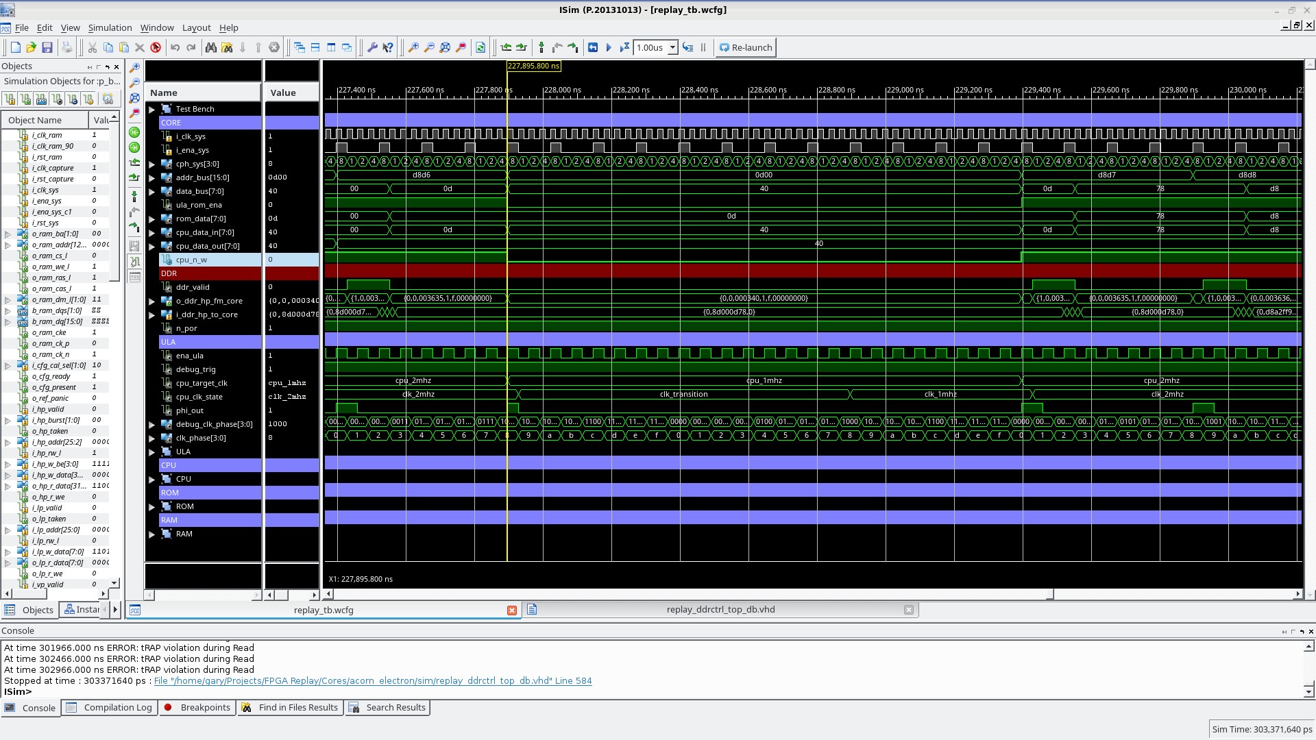 2->1MHz RAM Write
