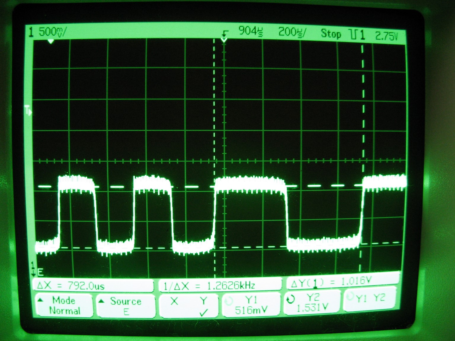 Electron Tape Waveform